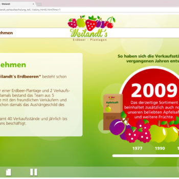 Hüppmeier Marketing und Design GmbH - Referenz - E-Learning - iPad - Weilandt´s Erdbeerplantagen 04
