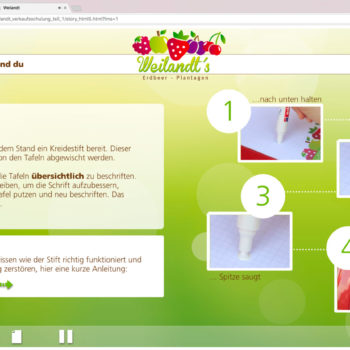 Hüppmeier Marketing und Design GmbH - Referenz - E-Learning - iPad - Weilandt´s Erdbeerplantagen 09
